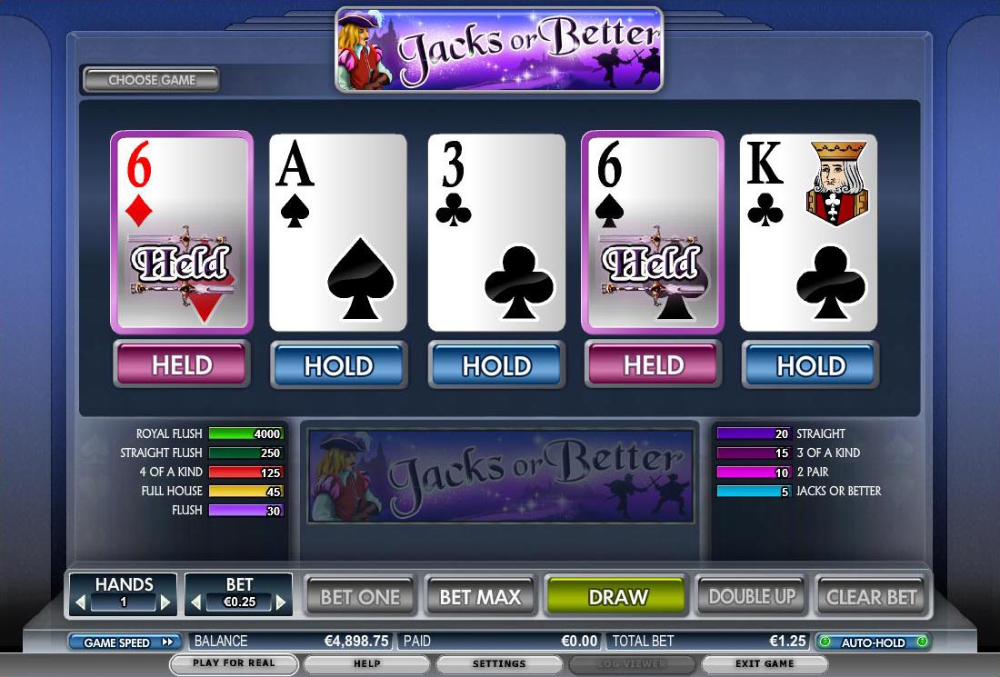 Best online casino video poker